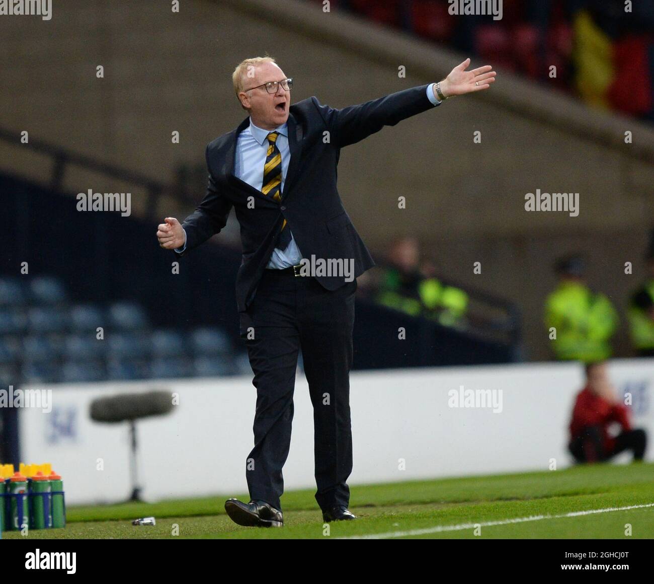 Alex McLeish manager della Scozia durante la partita internazionale amichevole a Hampden Park, Glasgow. Data foto 7 settembre 2018. Il credito d'immagine dovrebbe leggere: Richard Lee/Sportimage via PA Images Foto Stock