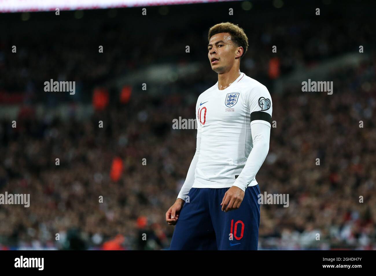 DELE Alli d'Inghilterra durante la gara di qualificazione UEFA euro 2020 al Wembley Stadium di Londra. Data foto 22 marzo 2019. Il credito d'immagine dovrebbe essere: James Wilson/Sportimage via PA Images Foto Stock