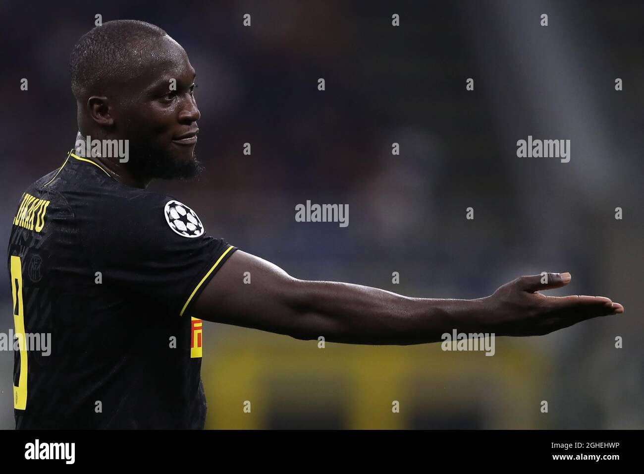 Durante la partita della UEFA Champions League al San Siro di Milano. Data foto: 17 settembre 2019. Il credito d'immagine dovrebbe essere: Jonathan Moscrop/Sportimage via PA Images Foto Stock