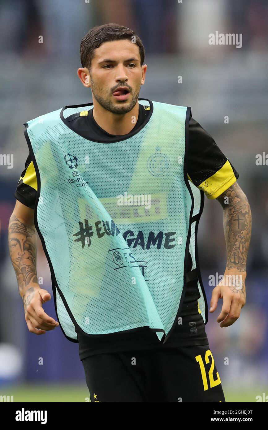 Stefano sensi dell'Inter durante la partita UEFA Champions League a San Siro, Milano. Data foto: 17 settembre 2019. Il credito d'immagine dovrebbe essere: Jonathan Moscrop/Sportimage via PA Images Foto Stock