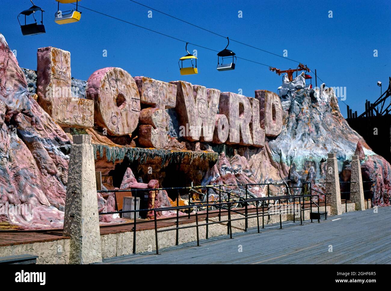 Lost World, Fun Pier, Wildwood, New Jersey, 1978 Foto Stock