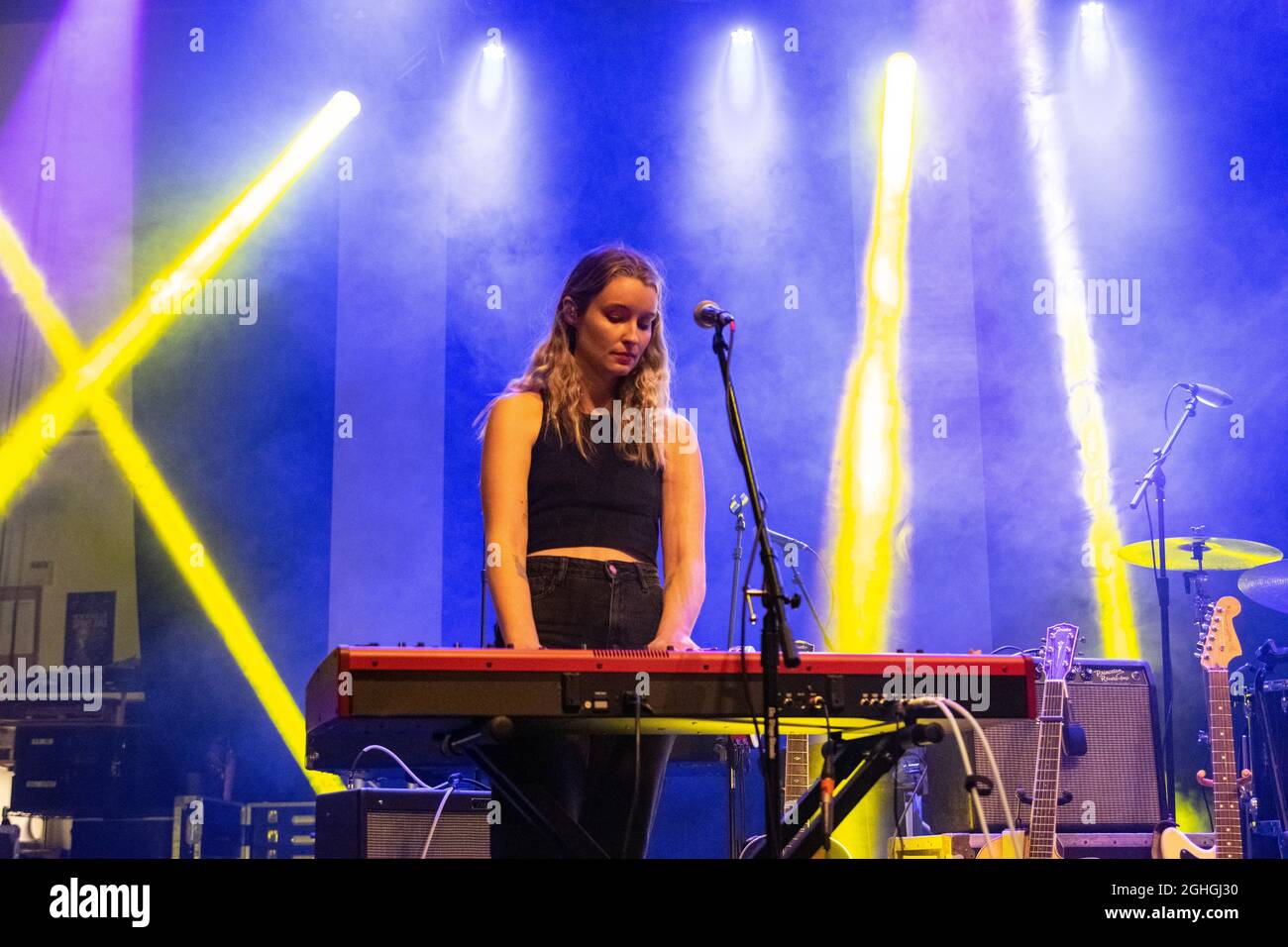 NAPA, CA - 4 SETTEMBRE 2021: Donna Missal in concerto presso la sala da ballo Jam Cellars di Napa, CA © Andrew Wilson Foto Stock