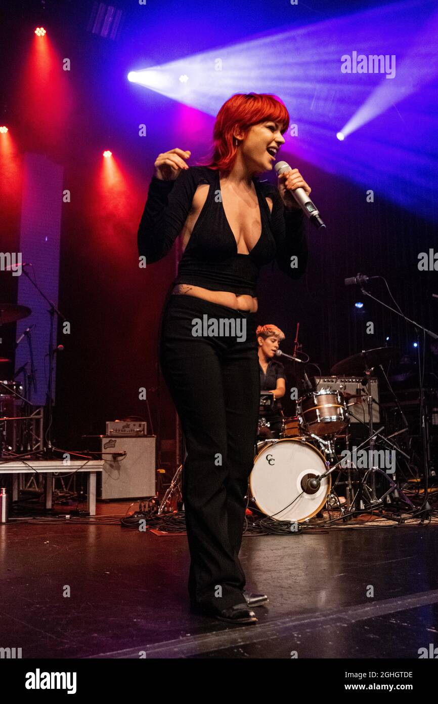 NAPA, CA - 4 SETTEMBRE 2021: Donna Missal in concerto presso la sala da ballo Jam Cellars di Napa, CA © Andrew Wilson Foto Stock