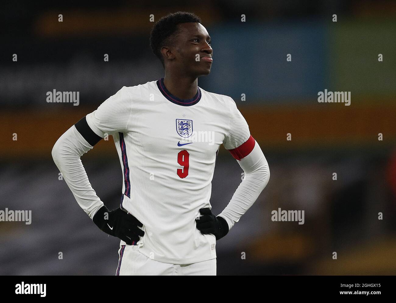 Eddie Nketiah d'Inghilterra durante la gara di qualificazione UEFA euro U21 a Molineux, Wolverhampton. Data foto: 17 novembre 2020. Il credito dovrebbe essere: Darren Staples/Sportimage via PA Images Foto Stock