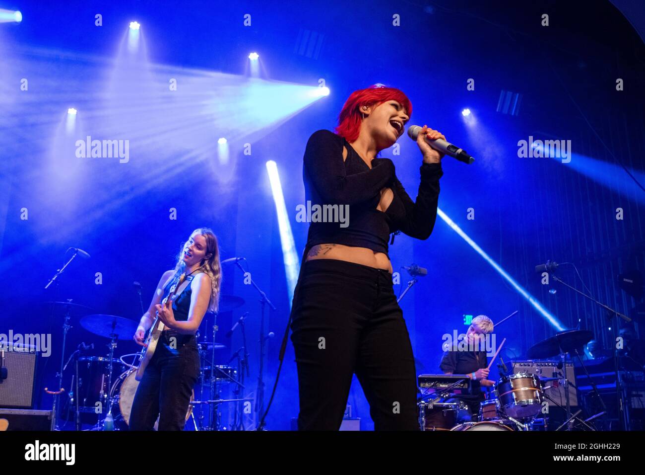 NAPA, CA - 4 SETTEMBRE 2021: Donna Missal in concerto presso la sala da ballo Jam Cellars di Napa, CA © Andrew Wilson Foto Stock
