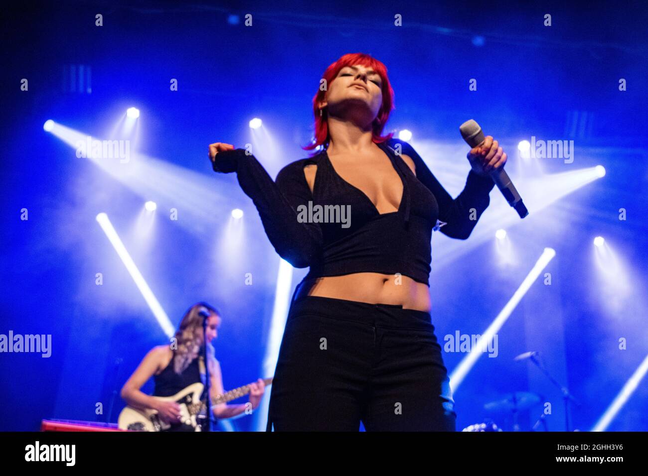 NAPA, CA - 4 SETTEMBRE 2021: Donna Missal in concerto presso la sala da ballo Jam Cellars di Napa, CA © Andrew Wilson Foto Stock
