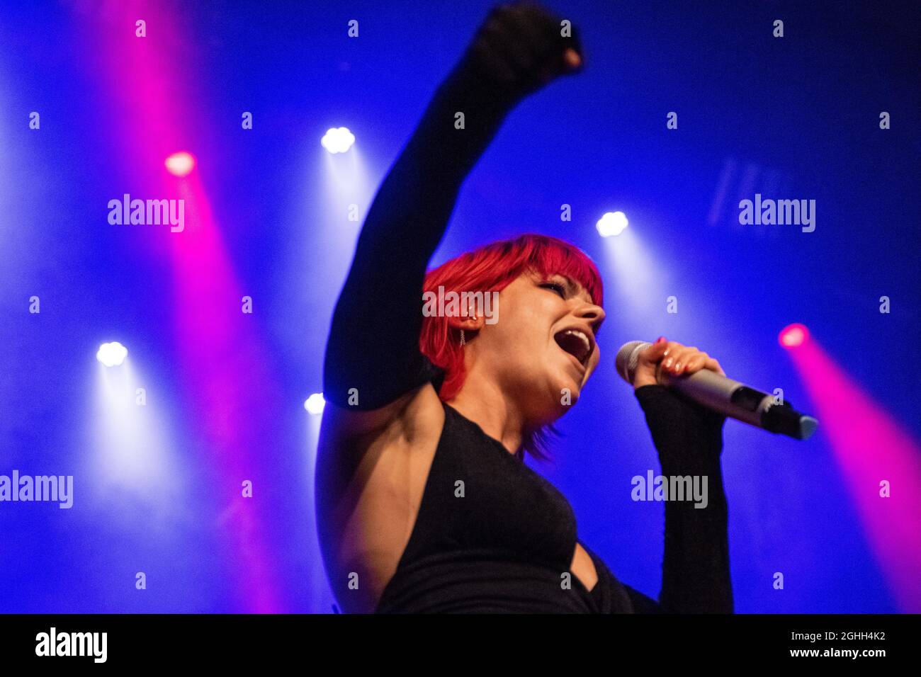 NAPA, CA - 4 SETTEMBRE 2021: Donna Missal in concerto presso la sala da ballo Jam Cellars di Napa, CA © Andrew Wilson Foto Stock