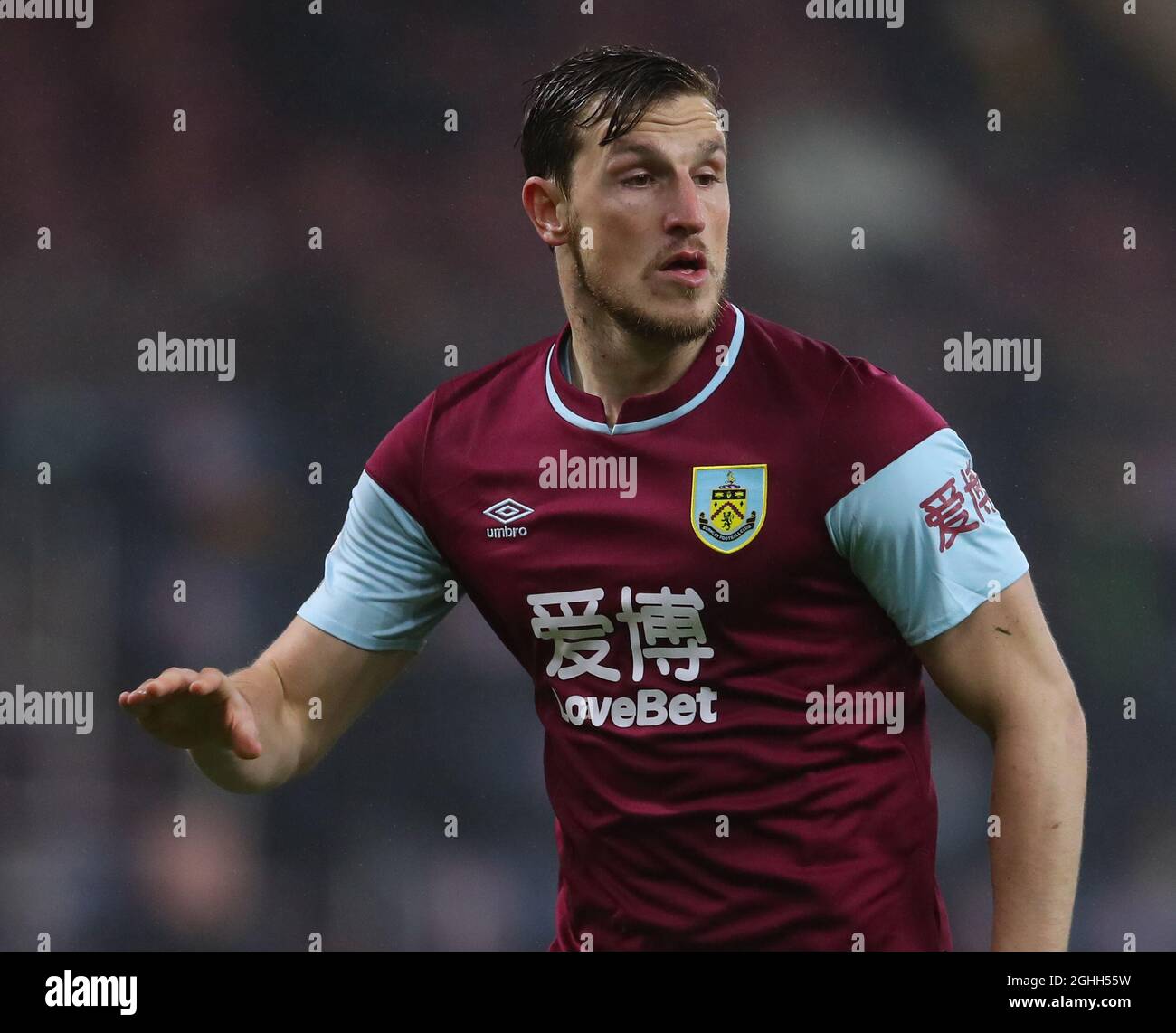 Chris Wood di Burnley durante la partita della Premier League a Turf Moor, Burnley. Data foto: 21 dicembre 2020. Il credito dovrebbe essere: Simon Bellis/Sportimage via PA Images Foto Stock