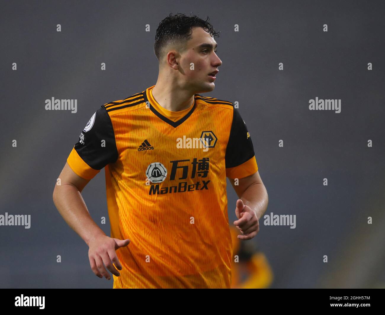 Max Kilman di Wolverhampton Wanderers durante la partita della Premier League a Turf Moor, Burnley. Data foto: 21 dicembre 2020. Il credito dovrebbe essere: Simon Bellis/Sportimage via PA Images Foto Stock