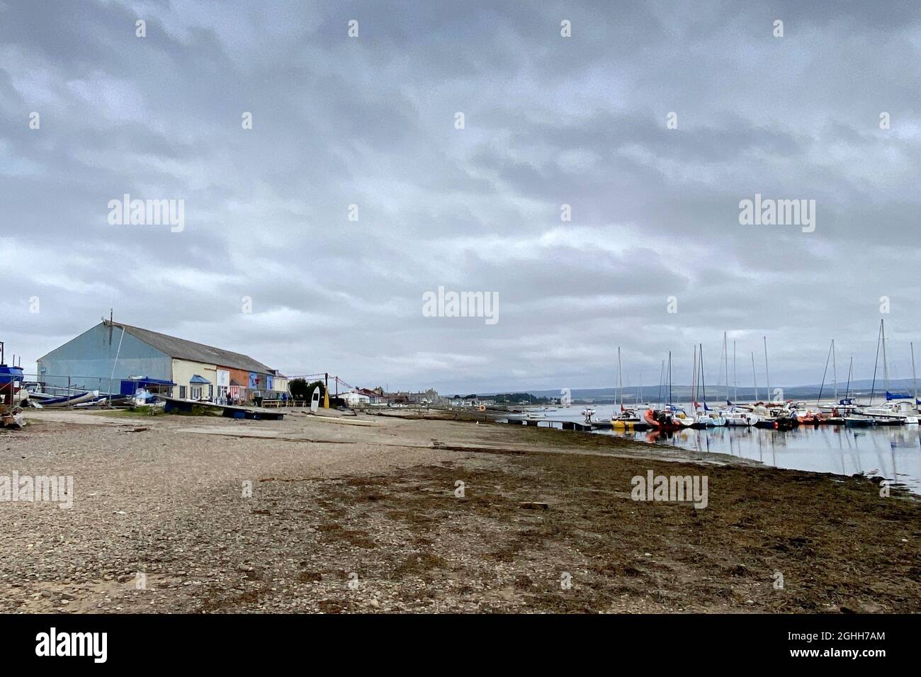 Findhorn, Moray Coast, Scozia Foto Stock