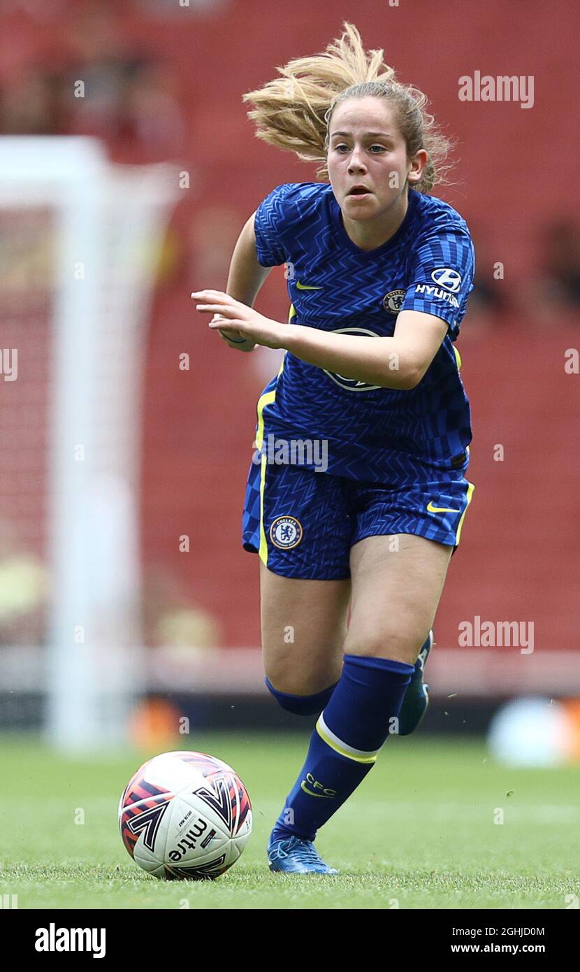 Londra, Inghilterra, 1 agosto 2021. Shauna Guyatt di Chelsea durante la partita Pre Season friendly all'Emirates Stadium, Londra. Il credito d'immagine dovrebbe leggere: Paul Terry / Sportimage Foto Stock