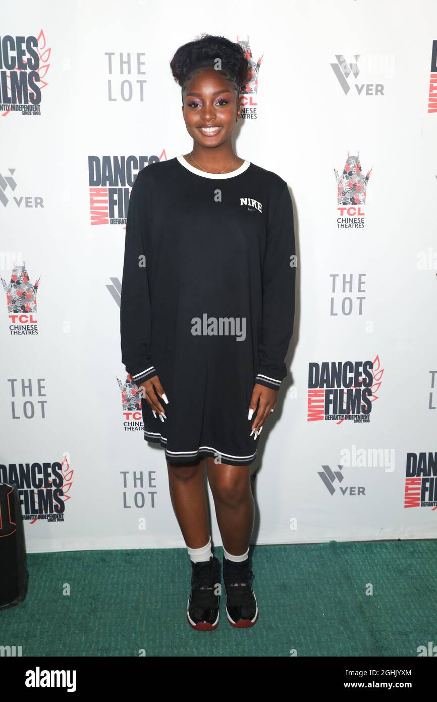 Hollywood, California, Stati Uniti. 5 Settembre 2021. Daniele Lawson partecipa alla prima mondiale di 'POPOVICH: La strada per Hollywood' al TCL Chinese Theatre di Hollywood, California. Credito: Sheri Determan Foto Stock