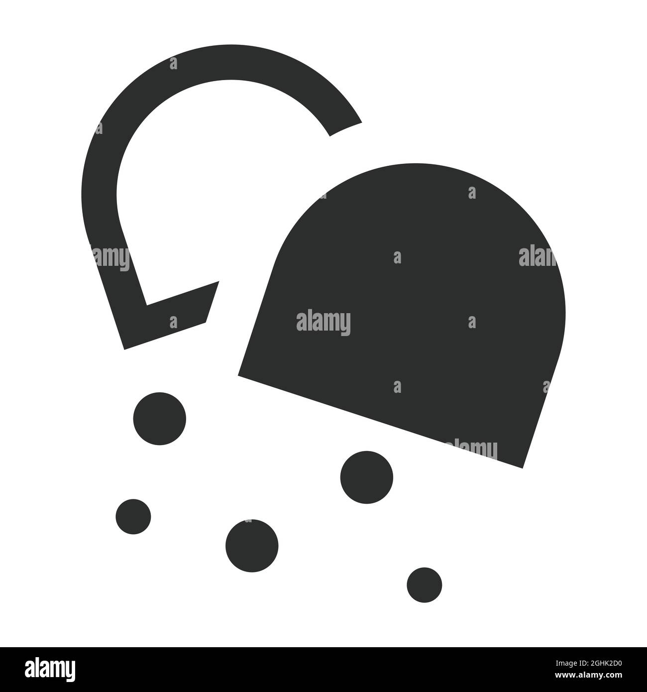 Icona Vector of Capsule 2 - stile glyph - semplice illustrazione, tratto modificabile, modello vettoriale di disegno, buono per stampe, poster, pubblicità, annou Illustrazione Vettoriale