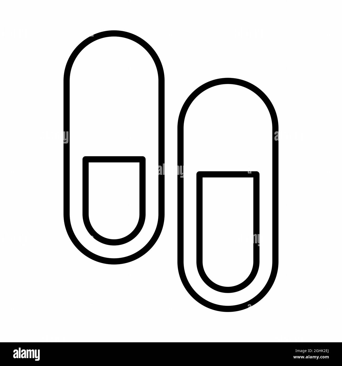 Icona Vector of Capsule 3 - stile linea - semplice illustrazione, tratto modificabile, modello vettoriale di disegno, ideale per stampe, poster, pubblicità, announ Illustrazione Vettoriale