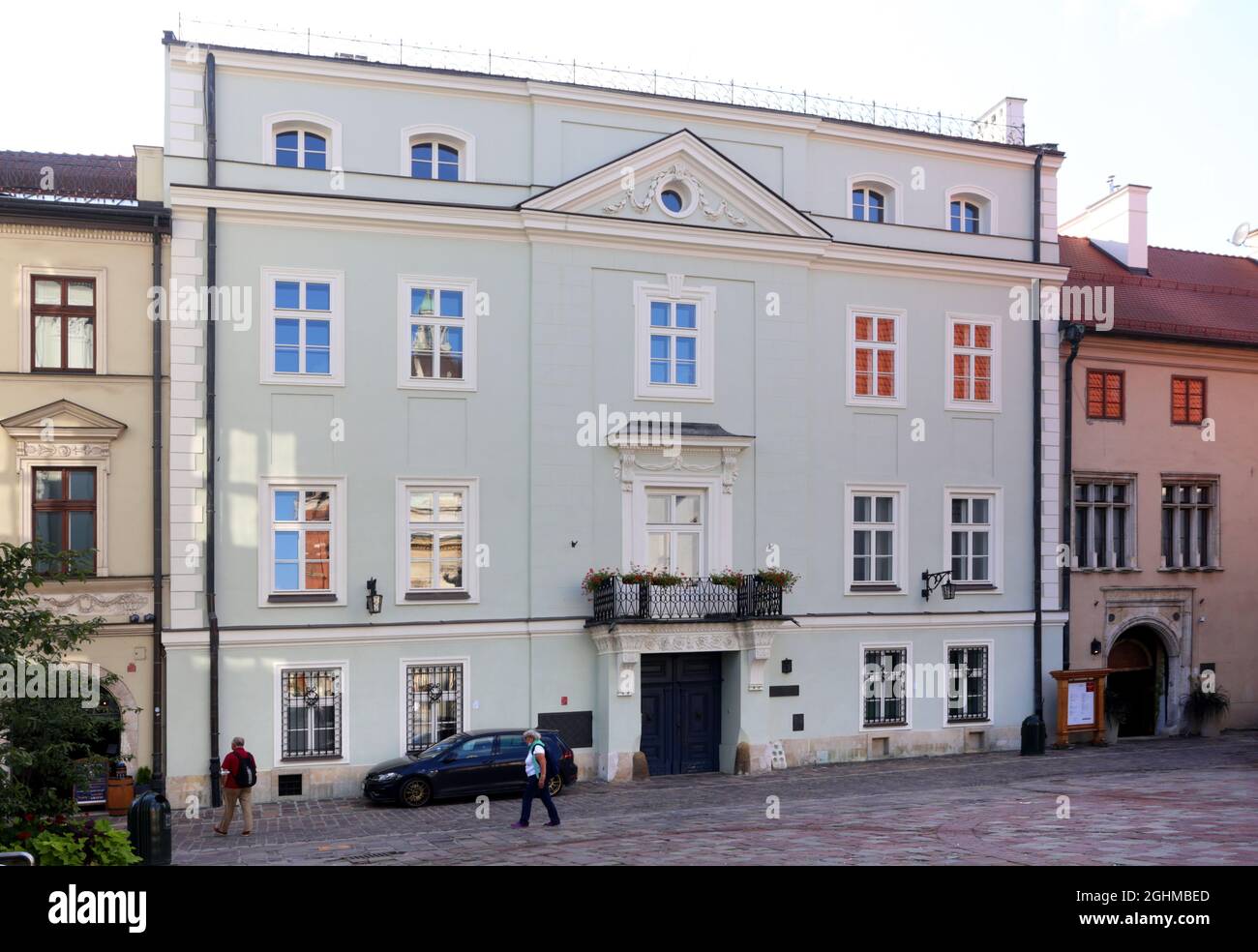 Cracovia. Cracovia. Polonia. La Pontificia Università di Giovanni Paolo II a Cracovia. L'edificio di Kanonicza 9 Foto Stock