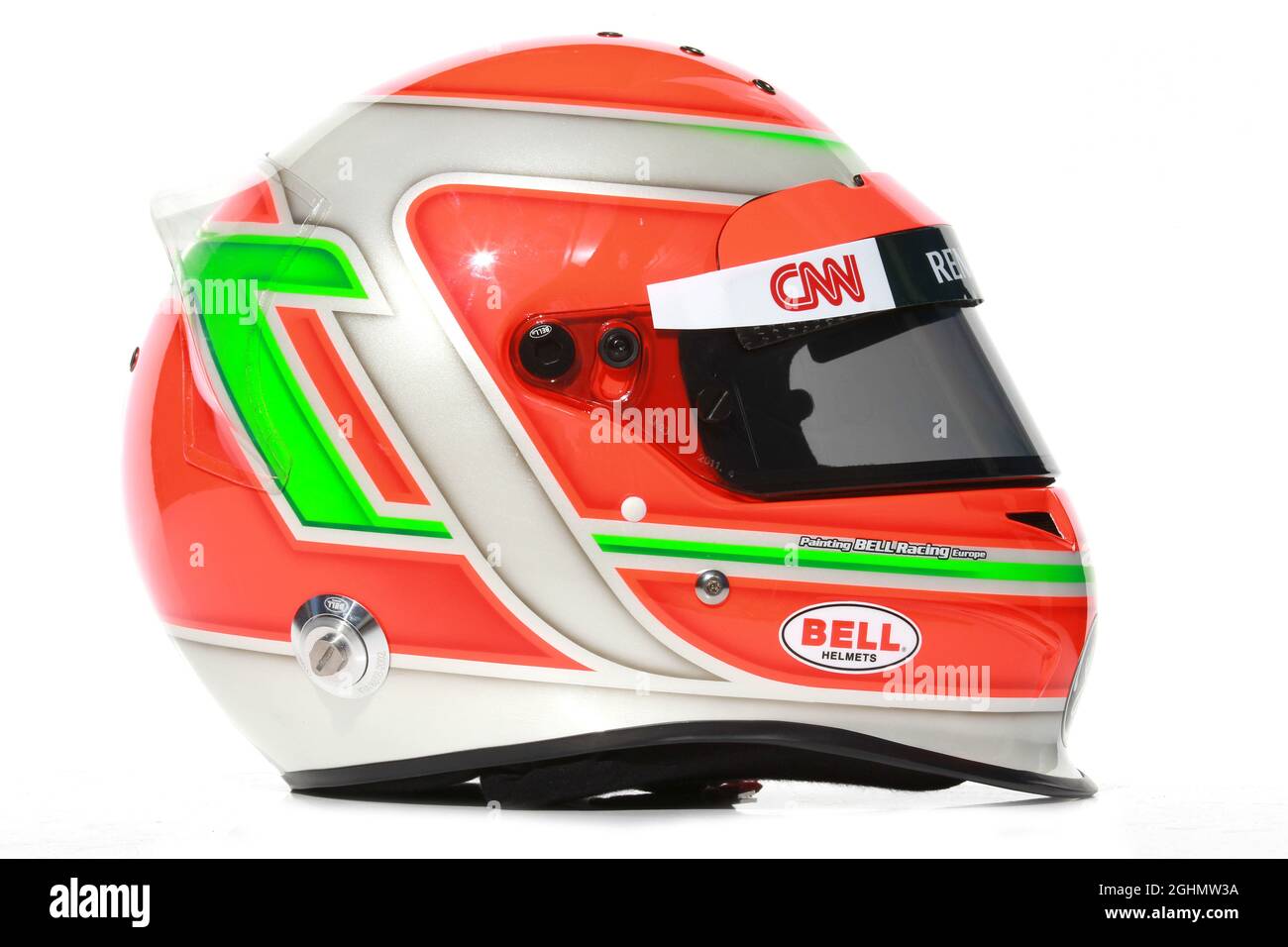 09.02.2012 Jerez, Spagna, Jarno Trulli (ITA), casco del Team Caterham F1 Foto Stock 09.02.2012 Jerez, Spagna, Jarno Trulli (ITA), casco del Team Caterham F1 Foto Stock