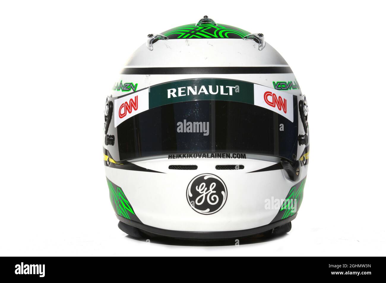 09.02.2012 Jerez, Spagna, Heikki Kovalainen (fin), casco Caterham F1 Team Foto Stock