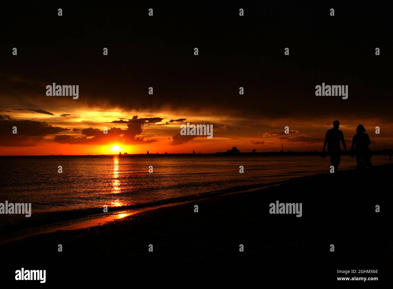 St Kilda Beach atmosfera 15.03.2012. Formula 1 World Championship, Rd 1, Australian Grand Prix, Melbourne, Australia Foto Stock