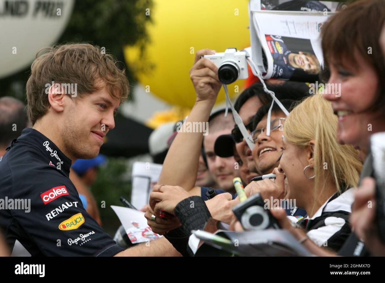Sebastian Vettel (GER), Red Bull Racing 16.03.2012. Formula 1 World Championship, Rd 1, Australian Grand Prix, Melbourne, Australia, Venerdì . ‚ Foto Stock