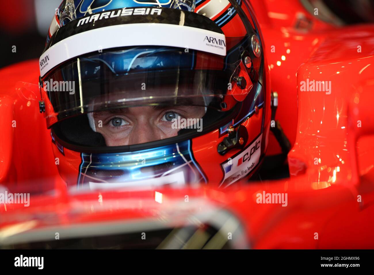 Charles Pic (fra), Marussia F1 Team 16.03.2012. Formula 1 World Championship, Rd 1, Australian Grand Prix, Melbourne, Australia, Venerdì . Foto Stock