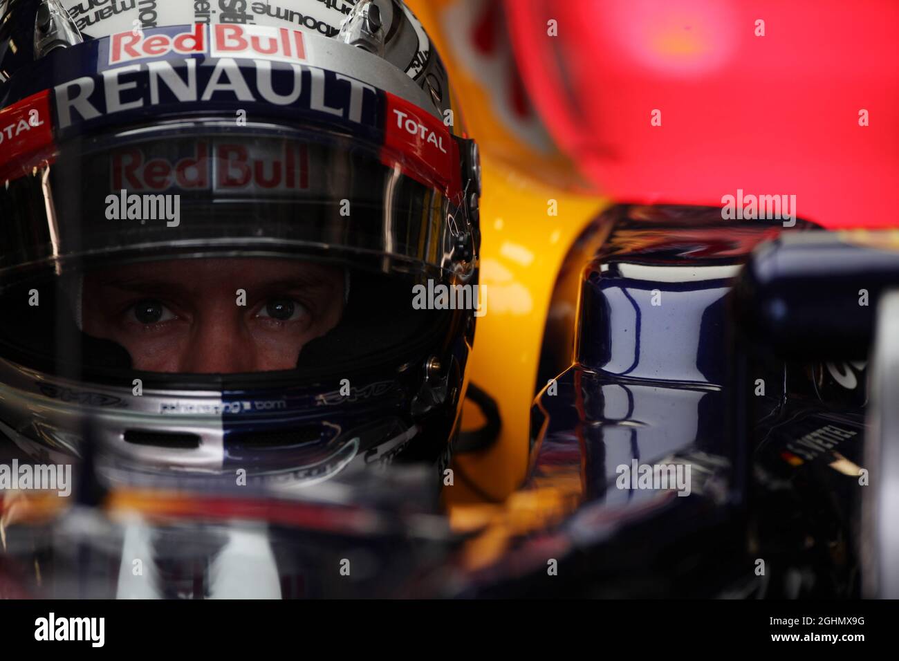 Sebastian Vettel (GER), Red Bull Racing 16.03.2012. Formula 1 World Championship, Rd 1, Australian Grand Prix, Melbourne, Australia, Venerdì . Foto Stock
