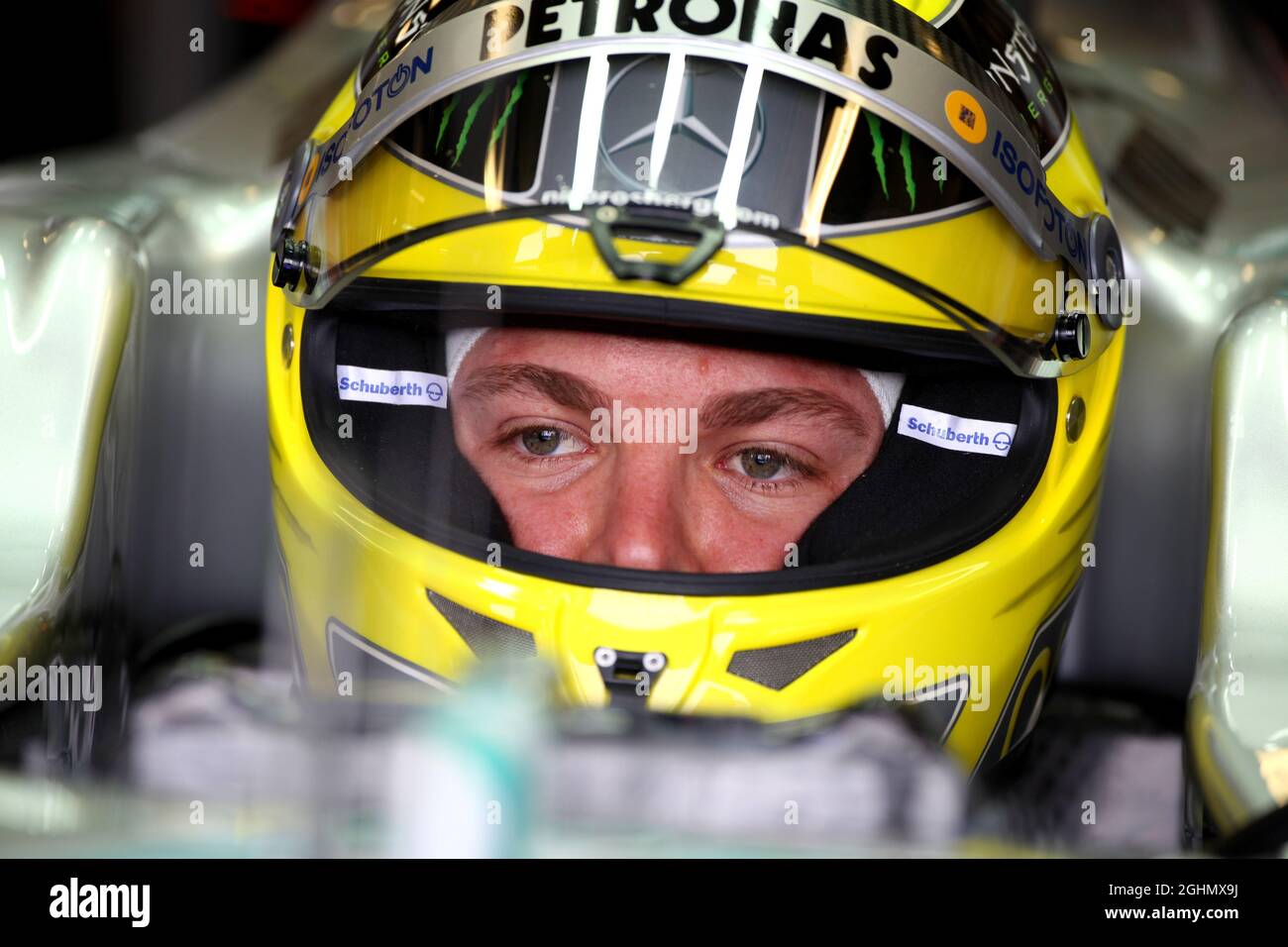 Nico Rosberg (GER), Mercedes AMG Petronas 16.03.2012. Formula 1 World Championship, Rd 1, Australian Grand Prix, Melbourne, Australia, Venerdì . Foto Stock