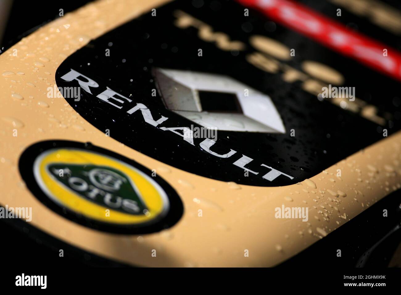 Renault Atmosphere, Lotus F1 Team16.03.2012. Formula 1 World Championship, Rd 1, Australian Grand Prix, Melbourne, Australia, Venerdì ‚ Foto Stock