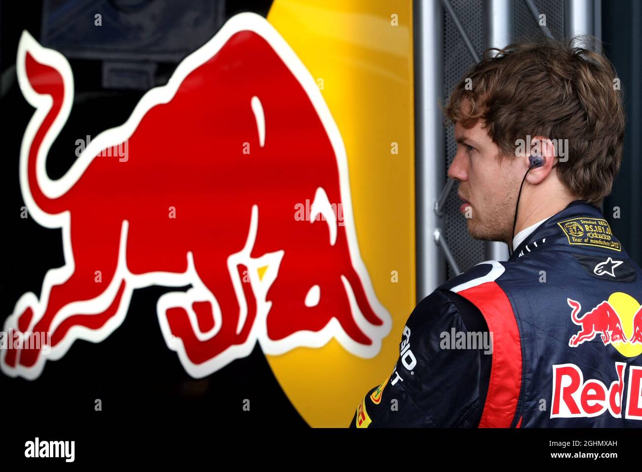 Sebastian Vettel (GER), Red Bull Racing 16.03.2012. Formula 1 World Championship, Rd 1, Australian Grand Prix, Melbourne, Australia, Venerdì ‚ Foto Stock