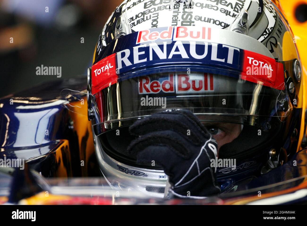 Sebastian Vettel (GER), Red Bull Racing 16.03.2012. Formula 1 World Championship, Rd 1, Australian Grand Prix, Melbourne, Australia, Venerdì ‚ Foto Stock
