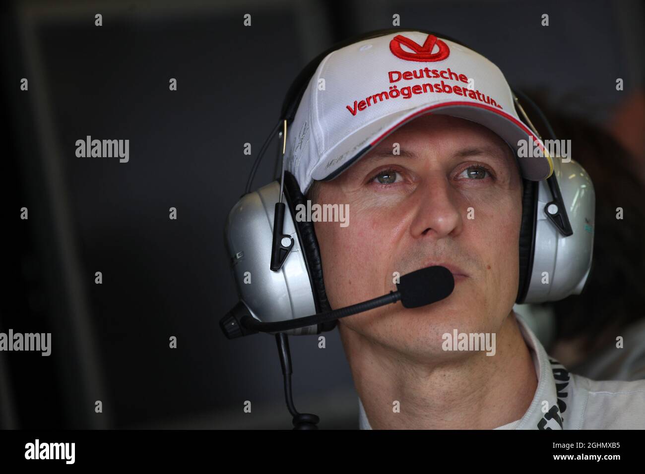 Michael Schumacher (GER), Mercedes AMG Petronas 16.03.2012. Formula 1 World Championship, Rd 1, Australian Grand Prix, Melbourne, Australia, Venerdì ‚ Foto Stock