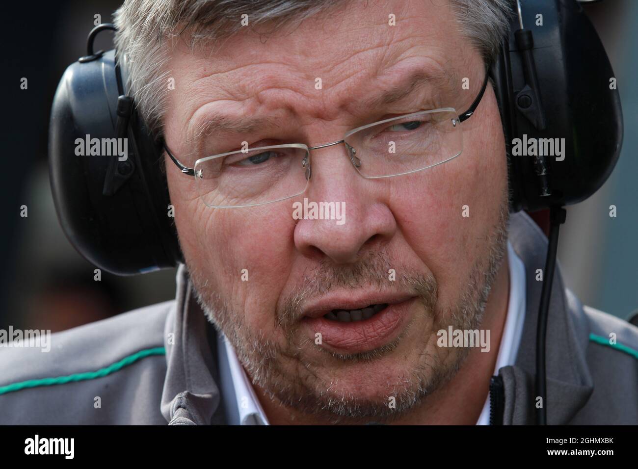 Ross Brawn (GBR) Team Principal, Mercedes GP Petronas 16.03.2012. Formula 1 World Championship, Rd 1, Australian Grand Prix, Melbourne, Australia, Venerdì ‚ Foto Stock