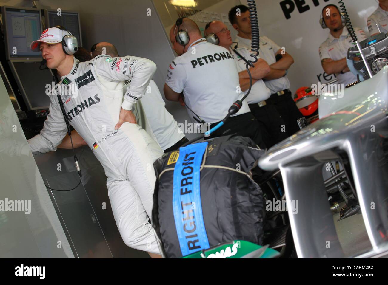 Michael Schumacher (GER), Mercedes AMG Petronas 16.03.2012. Formula 1 World Championship, Rd 1, Australian Grand Prix, Melbourne, Australia, Venerdì ‚ Foto Stock