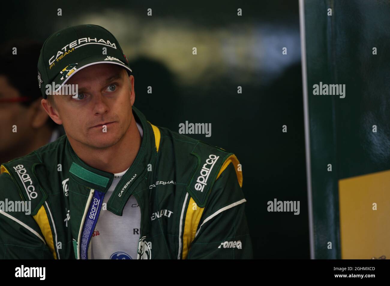 Heikki Kovalainen (fin), Caterham F1 Team 16.03.2012. Formula 1 World Championship, Rd 1, Australian Grand Prix, Melbourne, Australia, Venerdì ‚ Foto Stock