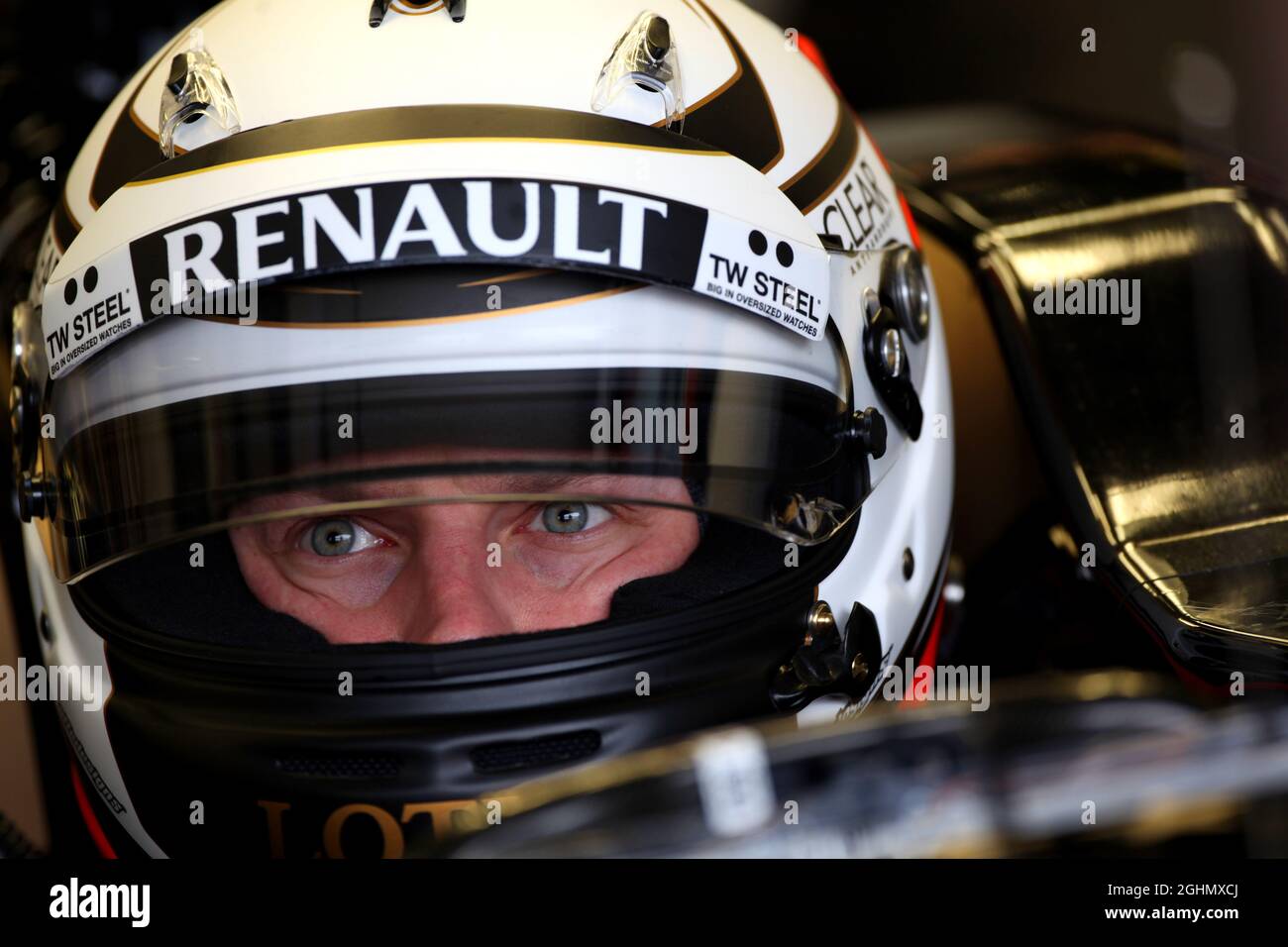 Kimi Raikkonen, Lotus Renault F1 Team 16.03.2012. Formula 1 World Championship, Rd 1, Australian Grand Prix, Melbourne, Australia, Venerdì ‚ Foto Stock