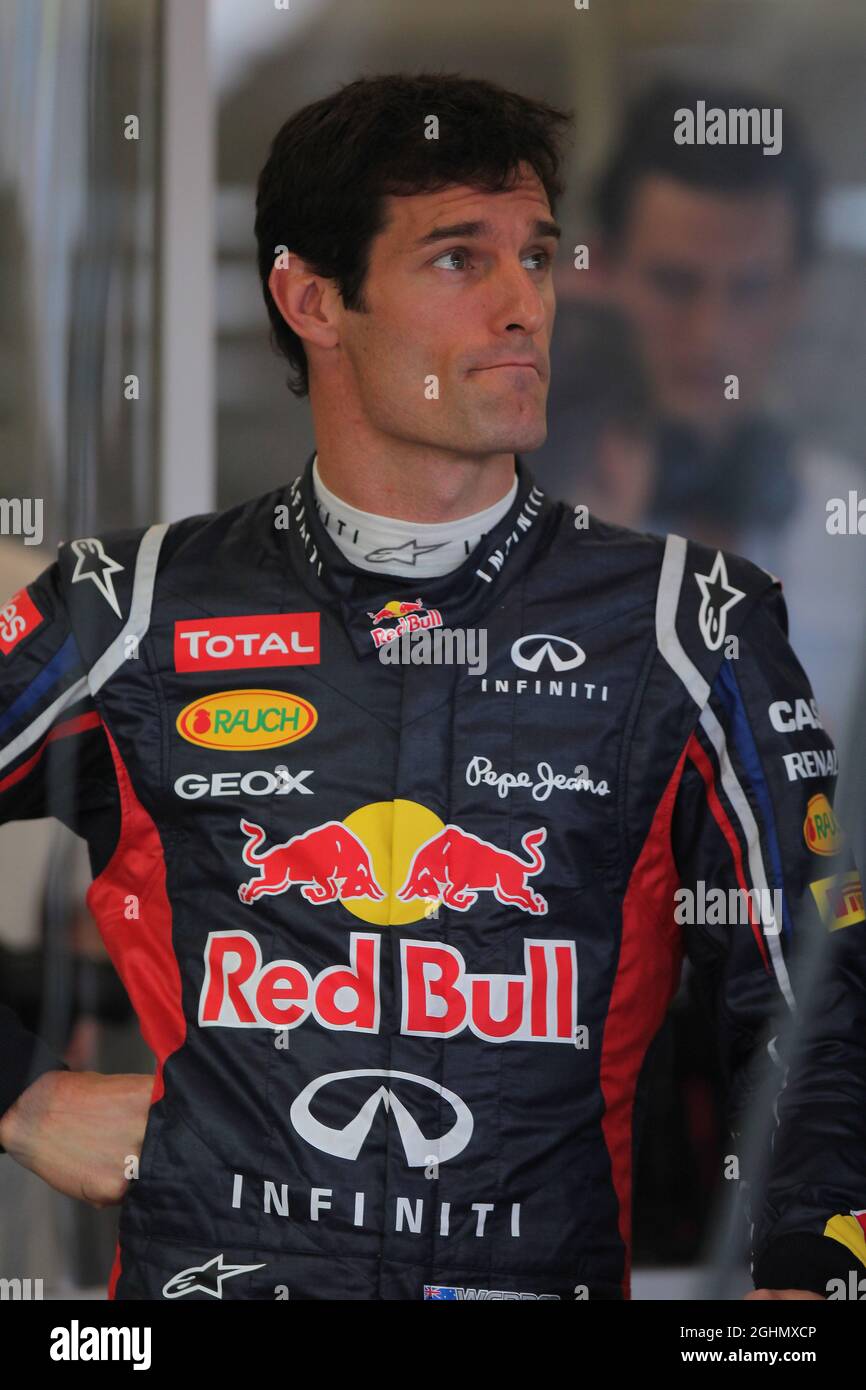Mark Webber (AUS), Red Bull Racing 16.03.2012. Formula 1 World Championship, Rd 1, Australian Grand Prix, Melbourne, Australia, Venerdì ‚ Foto Stock