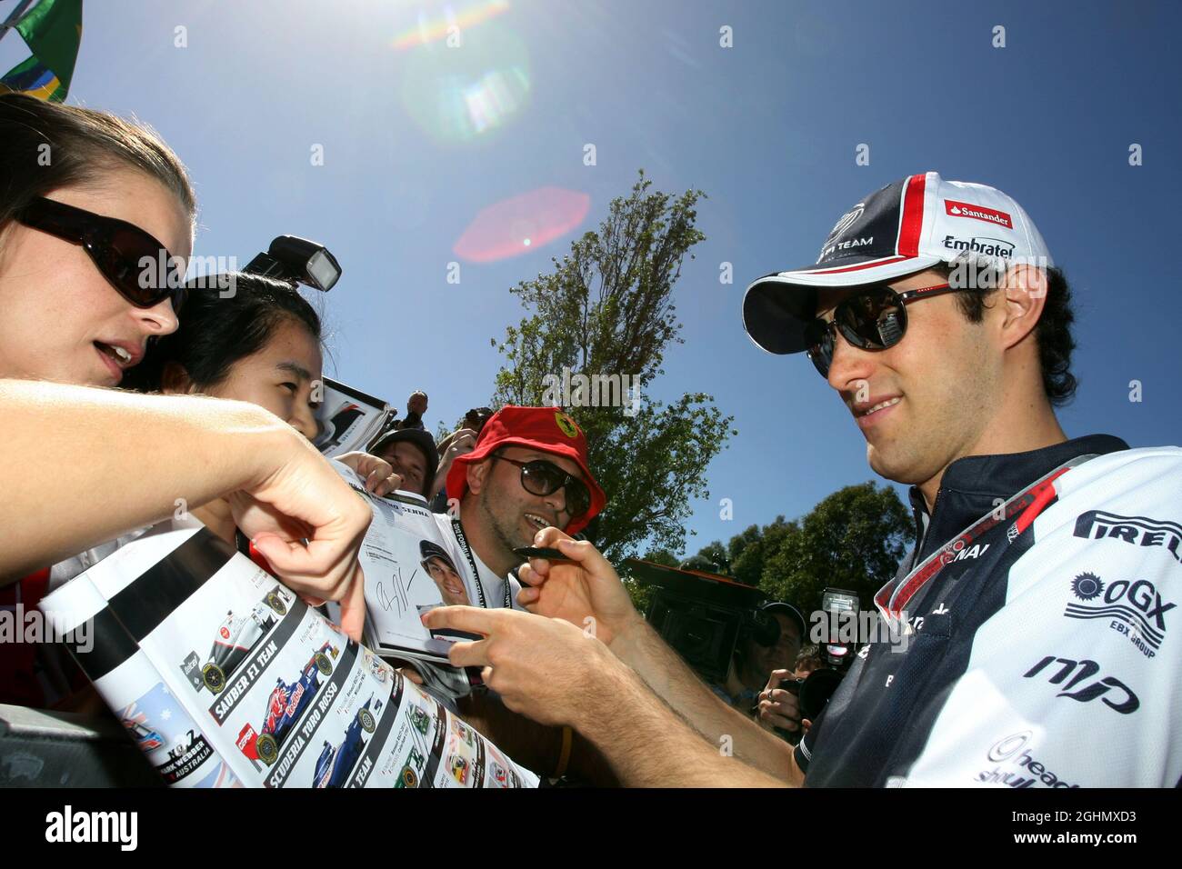 Bruno Senna (BRE), Williams F1 Team 17.03.2012. Formula 1 World Championship, Rd 1, Australian Grand Prix, Melbourne, Australia, Sabato ‚ Foto Stock