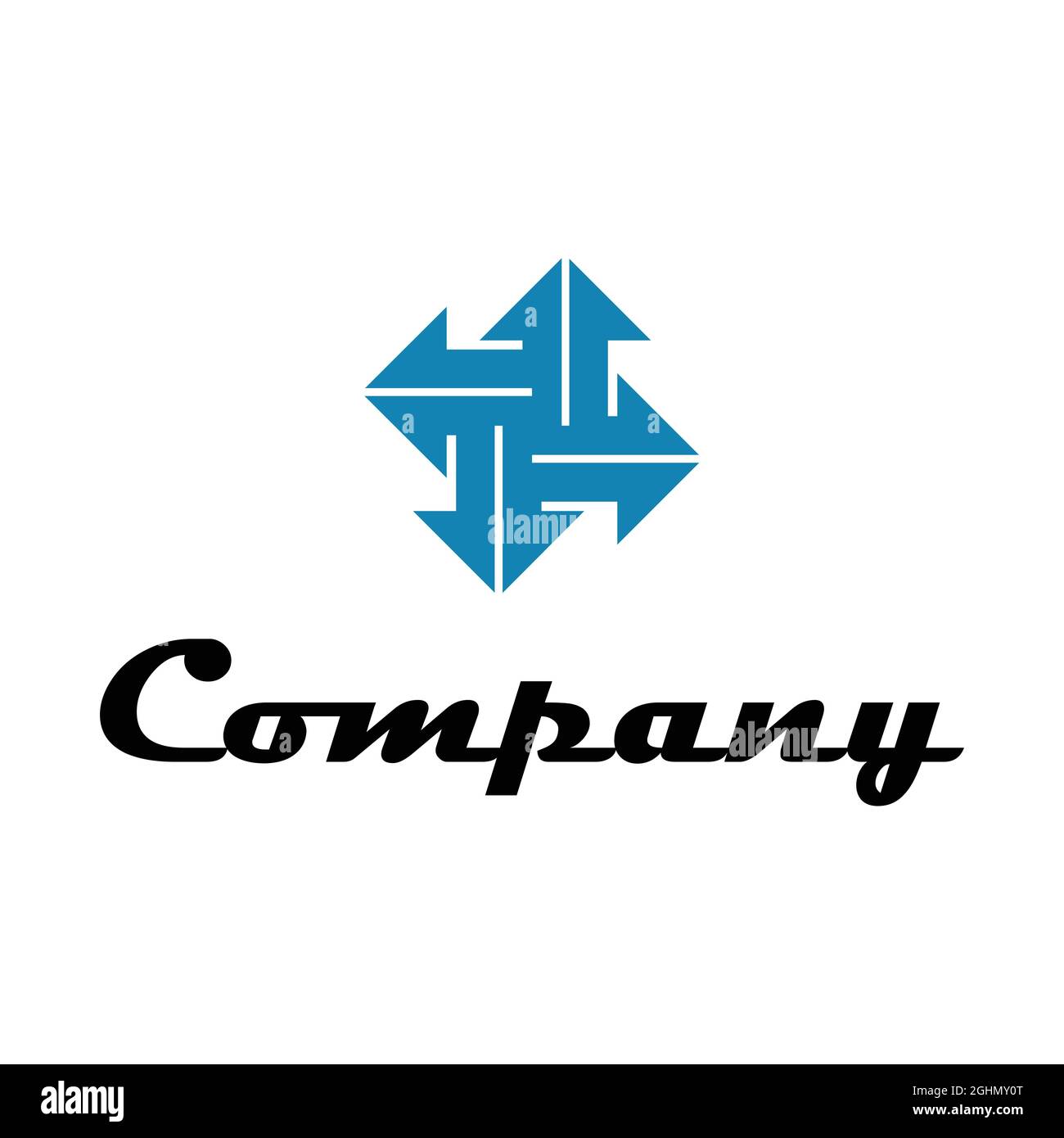 immagine astratta per il logo aziendale Illustrazione Vettoriale