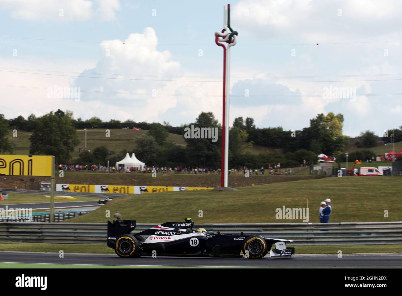 Bruno Senna (BRA) Williams FW34. 27.07.2012. Formula 1 World Championship, Rd 11, Gran Premio d'Ungheria, Budapest, Ungheria, Giorno della pratica Foto Stock