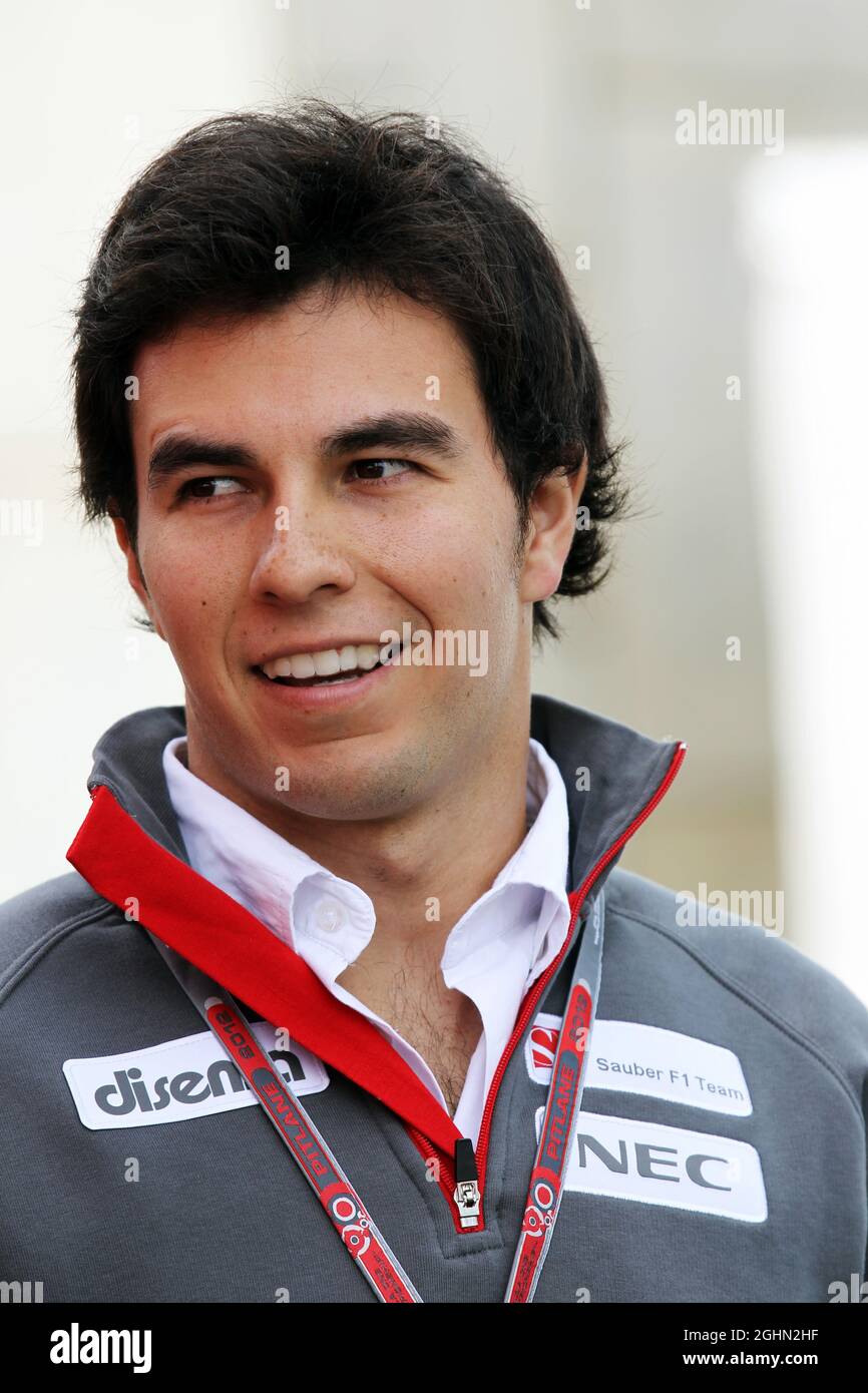 Sergio Perez (MEX) Sauber. 30.08.2012. Formula 1 World Championship, Rd 12, Gran Premio del Belgio, Spa Francorchamps, Belgio, Giorno di preparazione Foto Stock