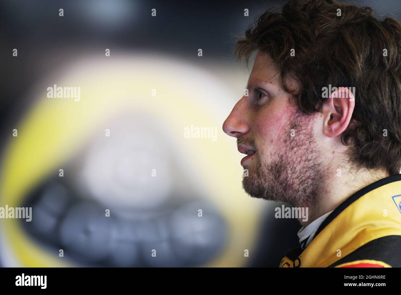 Romain Grosjean (fra) Lotus F1 Team. 06.02.2013. Test formula uno, giorno due, Jerez, Spagna. Foto Stock