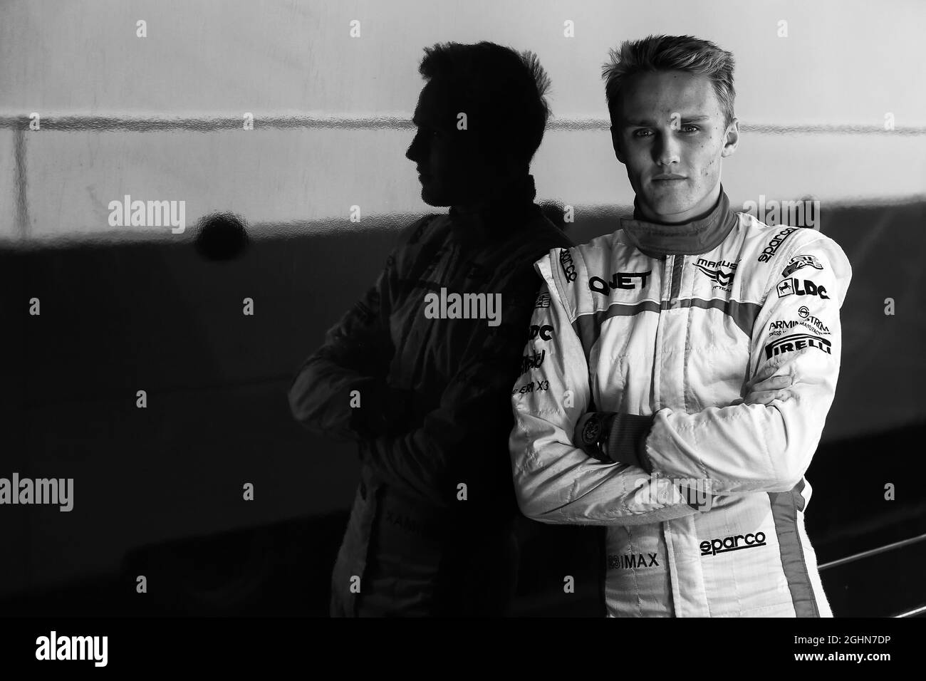 Max Chilton (GBR) Marussia F1 Team. 02.03.2013. Test formula uno, giorno tre, Barcellona, Spagna. - www.xpbimages.com, email: requests@xpbimages.com - copia della pubblicazione richiesta per le immagini stampate. Ogni immagine utilizzata è soggetta a pagamento. © Copyright: Batchelor / XPB Images Foto Stock