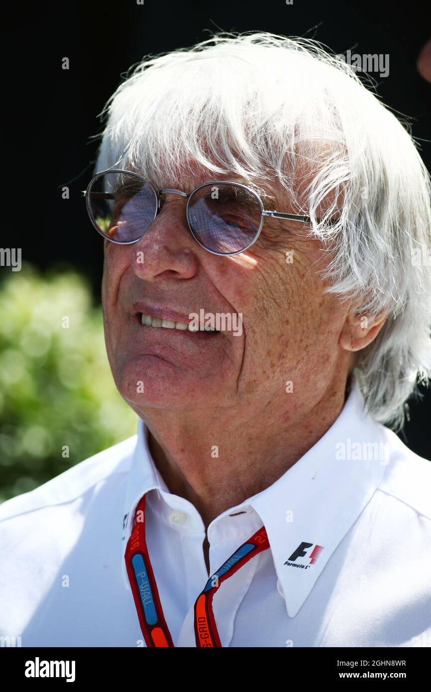 Bernie Ecclestone (GBR). 14.05.2016. Formula 1 World Championship, Rd 5, Gran Premio di Spagna, Barcellona, Spagna, Giorno di qualificazione. Il credito fotografico dovrebbe essere: XPB/Press Association Images. Foto Stock