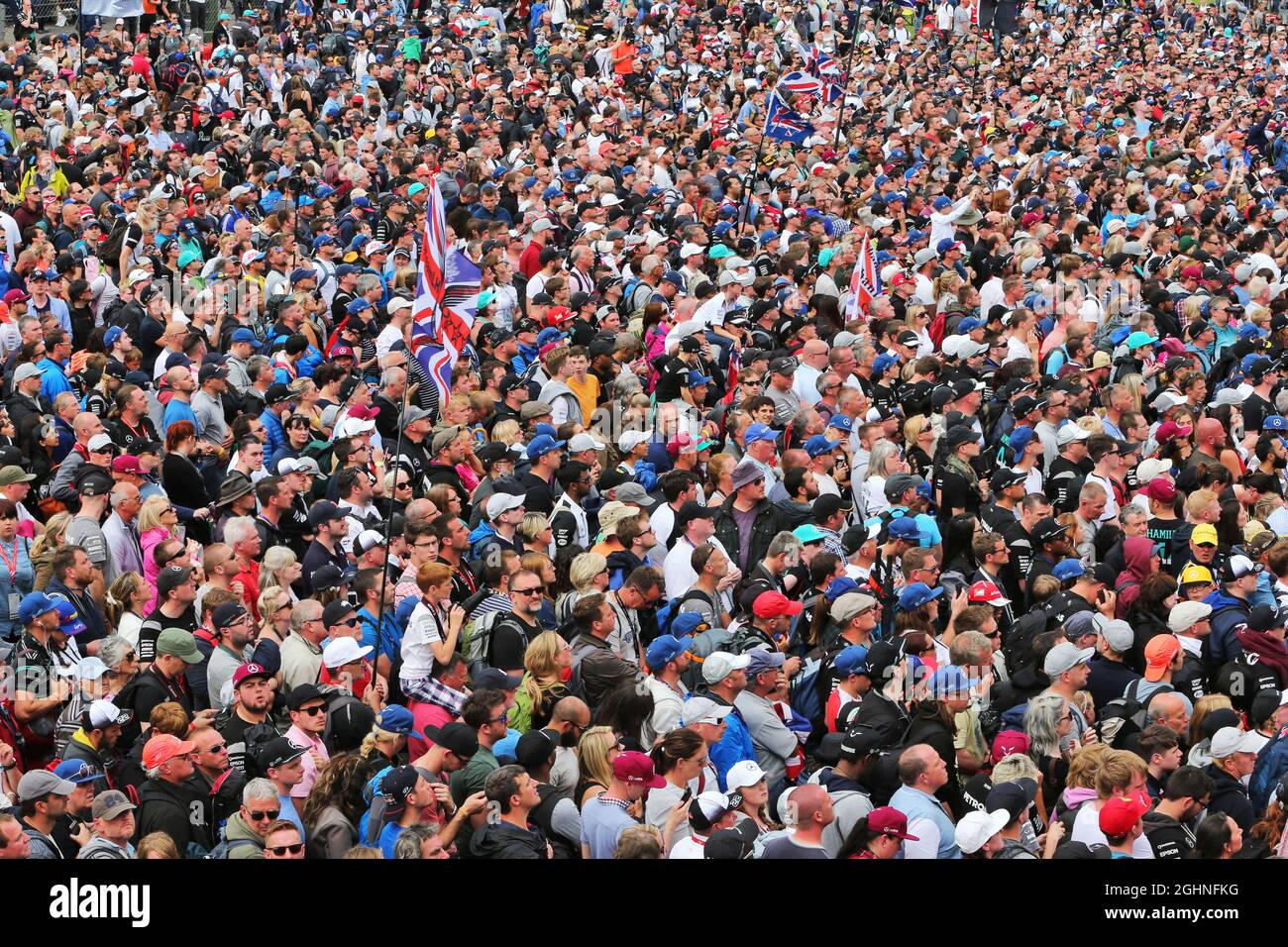Ventole. 10.07.2016. Formula 1 World Championship, Rd 10, Gran Premio di Gran Bretagna, Silverstone, Inghilterra, Giorno di gara. Il credito fotografico dovrebbe essere: XPB/Press Association Images. Foto Stock