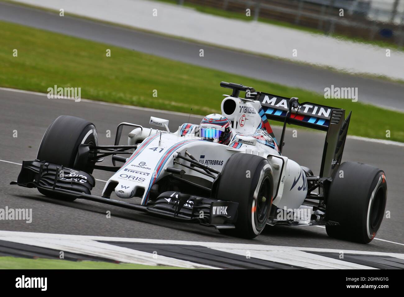 Driver di sviluppo Alex Lynn (GBR) Williams FW38. 12.07.2016. Formula uno in-Season Testing, giorno uno, Silverstone, Inghilterra. Martedì. Il credito fotografico dovrebbe essere: XPB/Press Association Images. Foto Stock