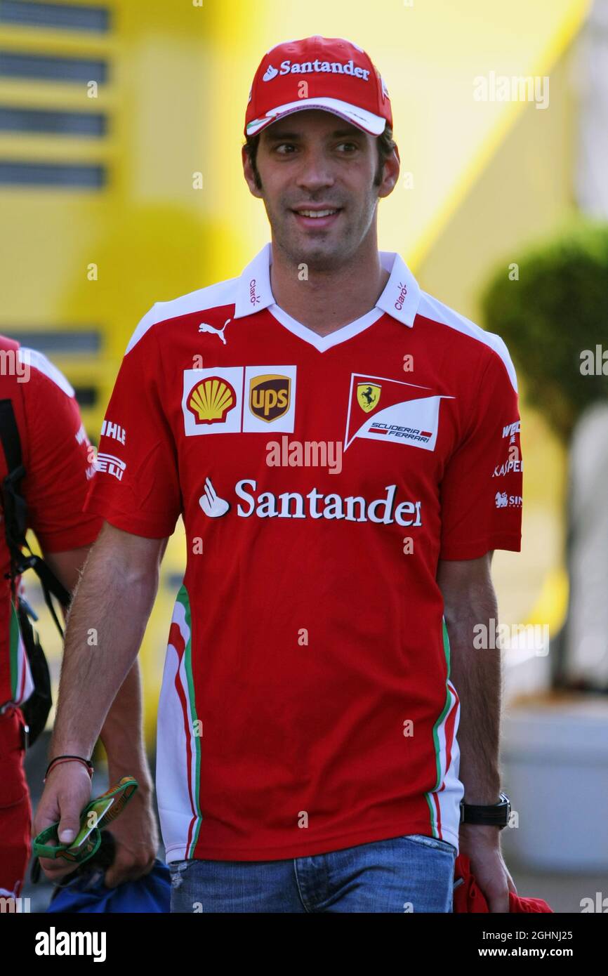 Jean-Eric Vergne (fra) Ferrari Test and Development driver. 30.07.2016. Formula 1 World Championship, Rd 12, Gran Premio di Germania, Hockenheim, Germania, Giorno di qualificazione. Il credito fotografico dovrebbe essere: XPB/Press Association Images. Foto Stock