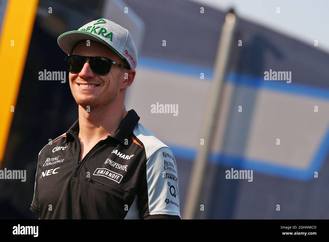 Nico Hulkenberg (GER) Sahara Force India F1. 02.09.2016. Campionato del mondo formula 1, Rd 14, Gran Premio d'Italia, Monza, Italia, Giorno della pratica. Il credito fotografico dovrebbe essere: XPB/Press Association Images. Foto Stock