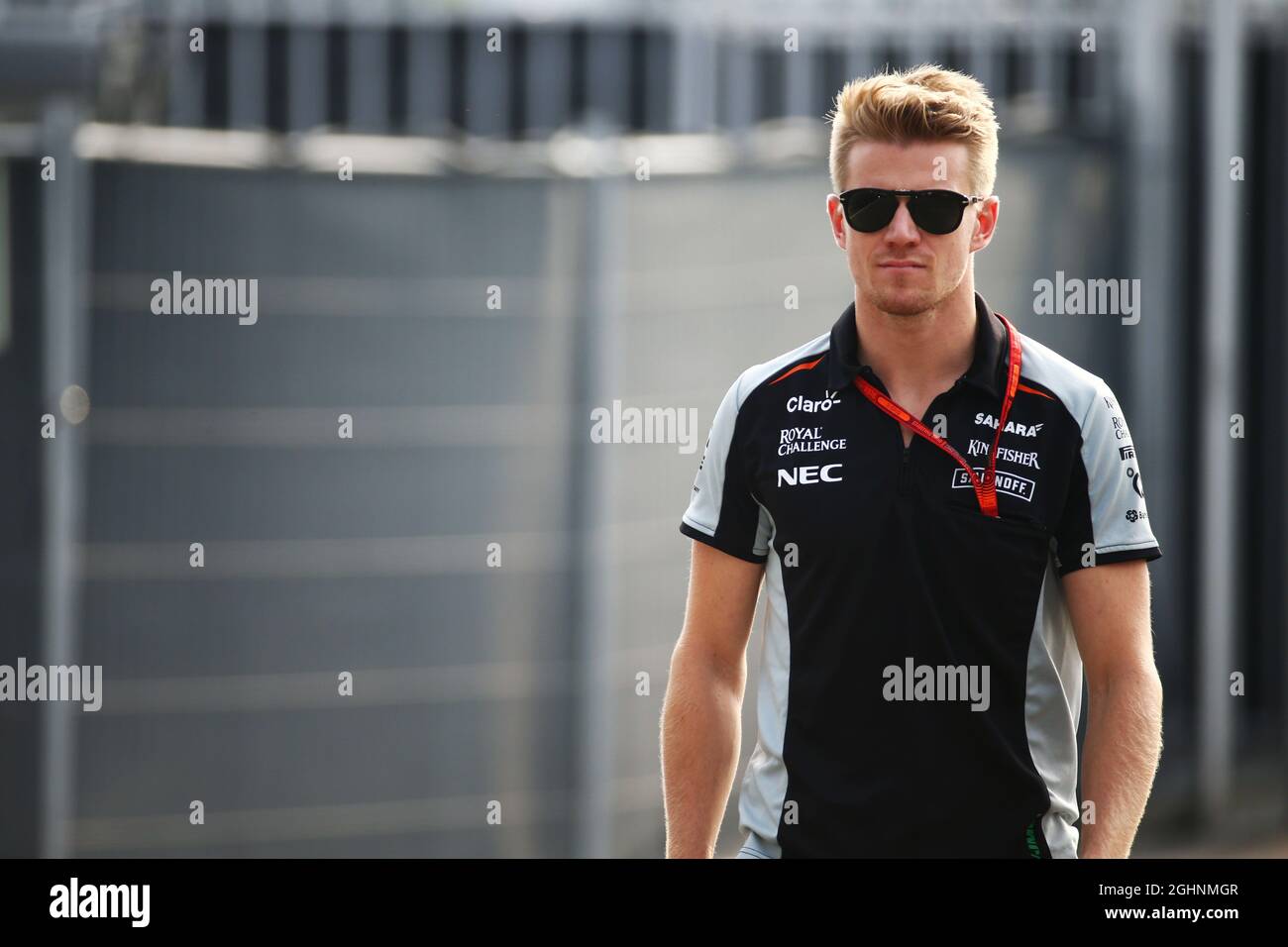 Nico Hulkenberg (GER) Sahara Force India F1. 03.09.2016. Campionato del mondo formula 1, Rd 14, Gran Premio d'Italia, Monza, Italia, Giorno di qualificazione. Il credito fotografico dovrebbe essere: XPB/Press Association Images. Foto Stock