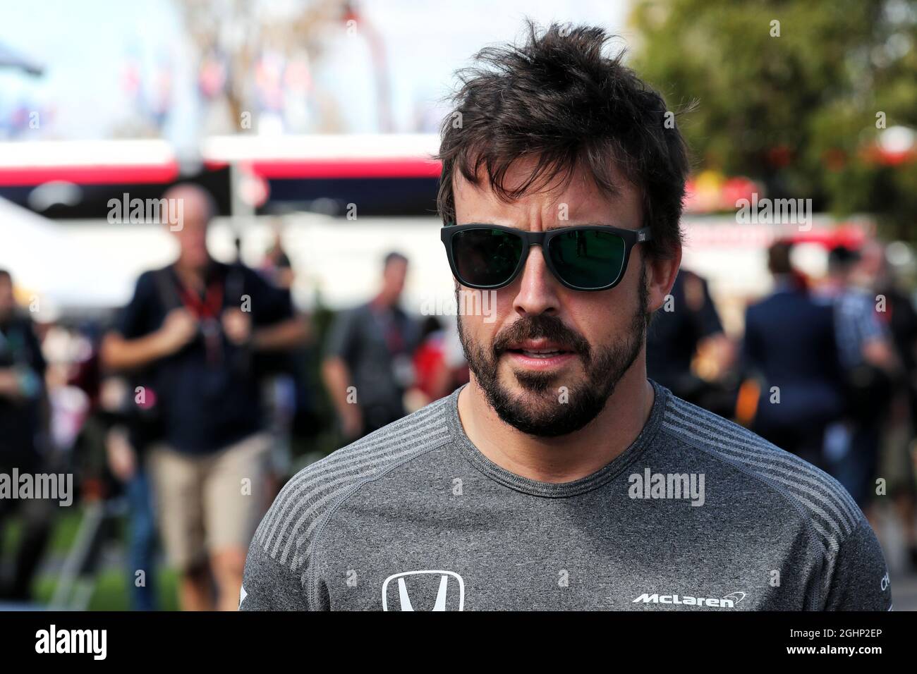 Fernando Alonso (ESP) McLaren. 23.03.2017. Formula 1 World Championship, Rd 1, Australian Grand Prix, Albert Park, Melbourne, Australia, giorno di preparazione. Il credito fotografico dovrebbe essere: XPB/Press Association Images. Foto Stock