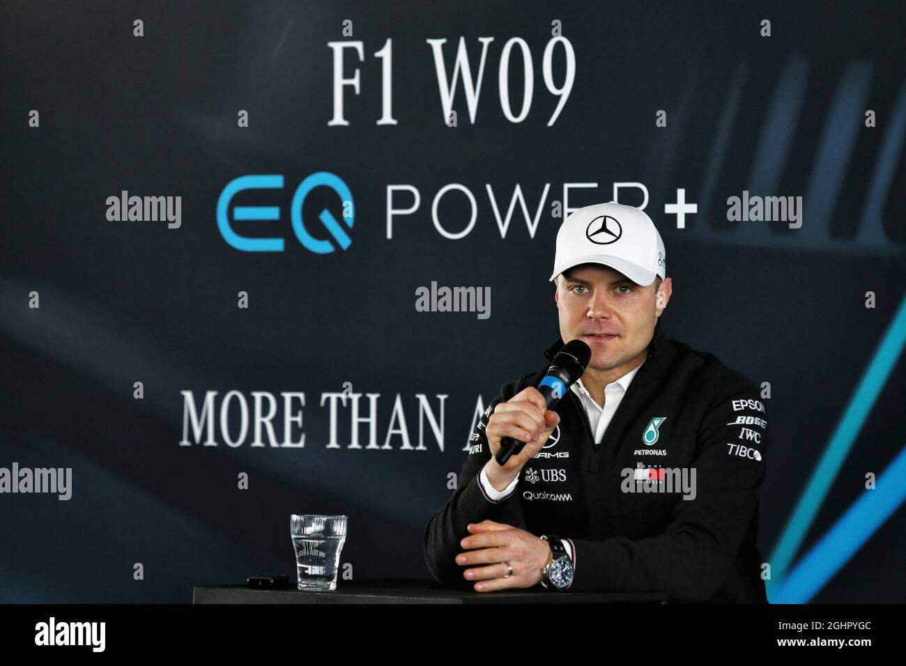 Valtteri Bottas (fin) Mercedes AMG F1. 22.02.2018. Lancio Mercedes AMG F1 W09, Silverstone, Inghilterra. Il credito fotografico dovrebbe essere: XPB/Press Association Images. Foto Stock