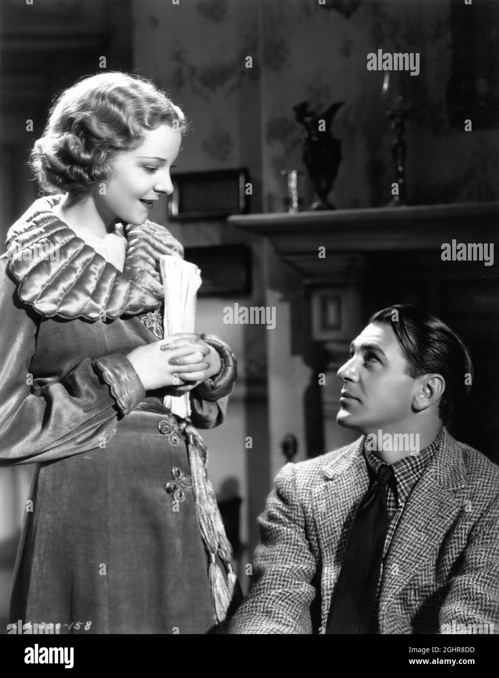 HELEN VINSON e GARY COOPER nella NOTTE DI NOZZE 1935 regista RE VIDOR storia originale Edwin H. Knopf musica Alfred Newman costumi Omar Kiam The Samuel Goldwyn Company / United Artists Foto Stock